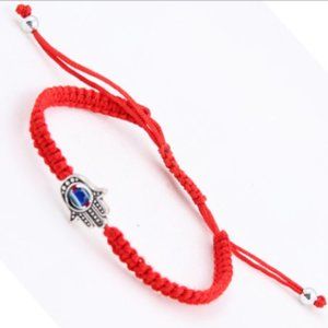 Hand Braided Red String Bracelet Women Trendy Rope